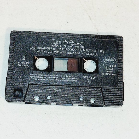 John Cougar Mellencamp lot of 3 Cassette Tapes- tested and works 1980's - Picture 10 of 10